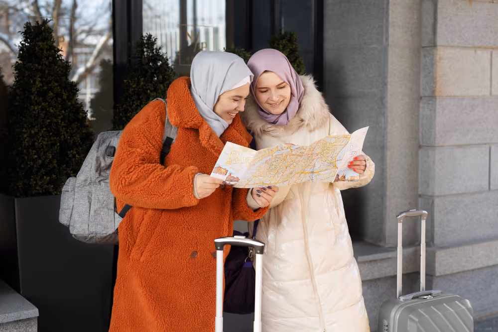women holding a map - Holidays in Egypt