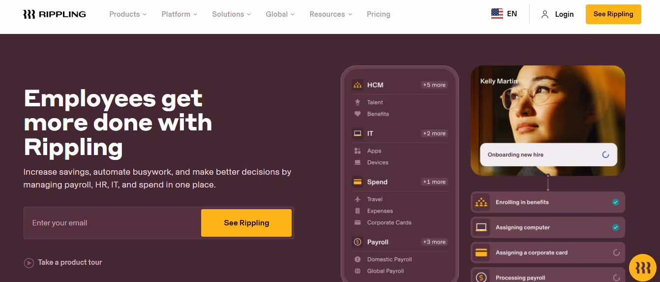 rippling - Deel Alternatives