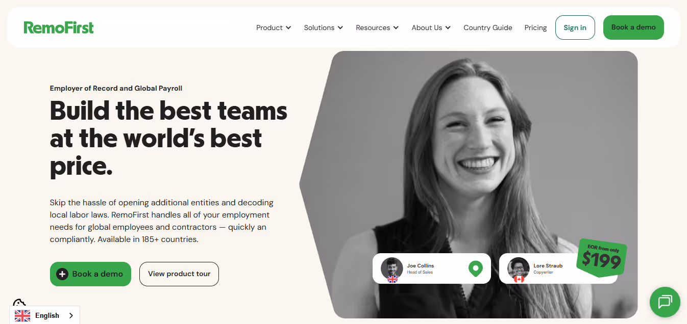 remote first - Best Employer of Record Companies