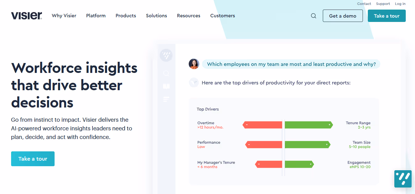 visier - AI Tools for HR