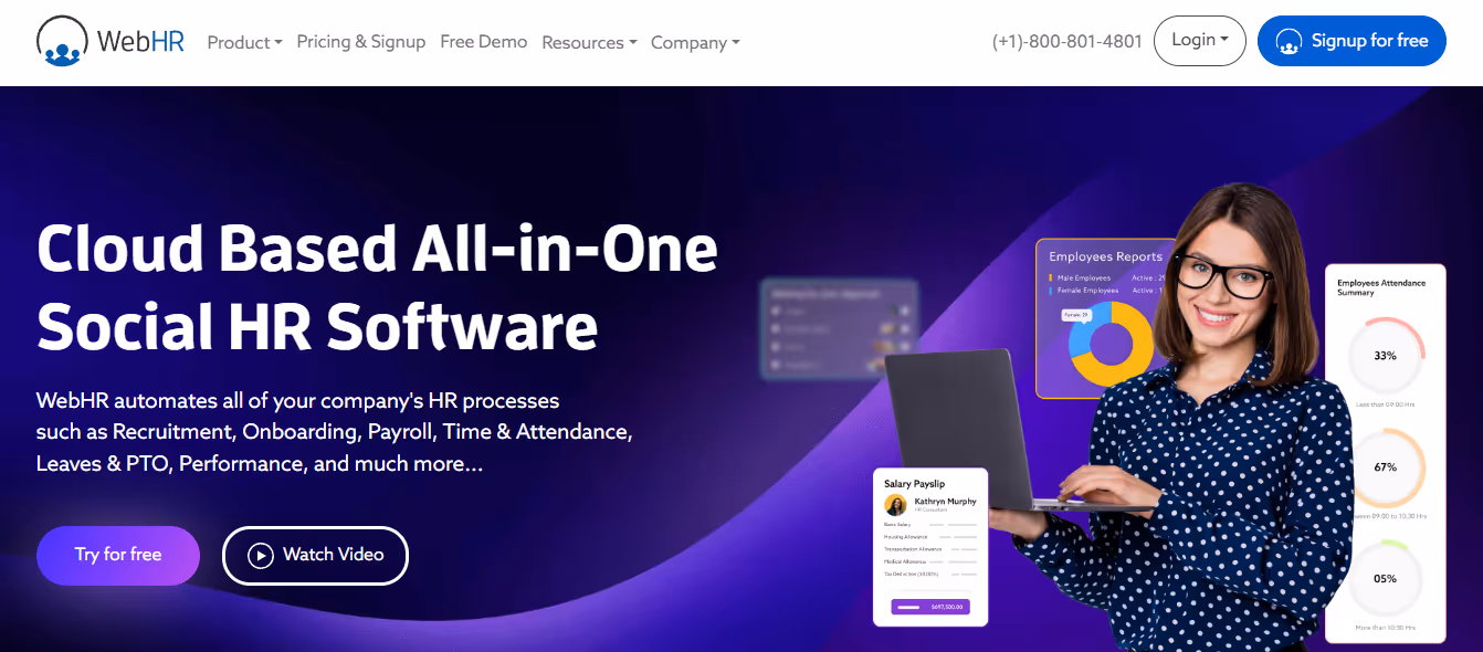web hr - Best Payroll Software
