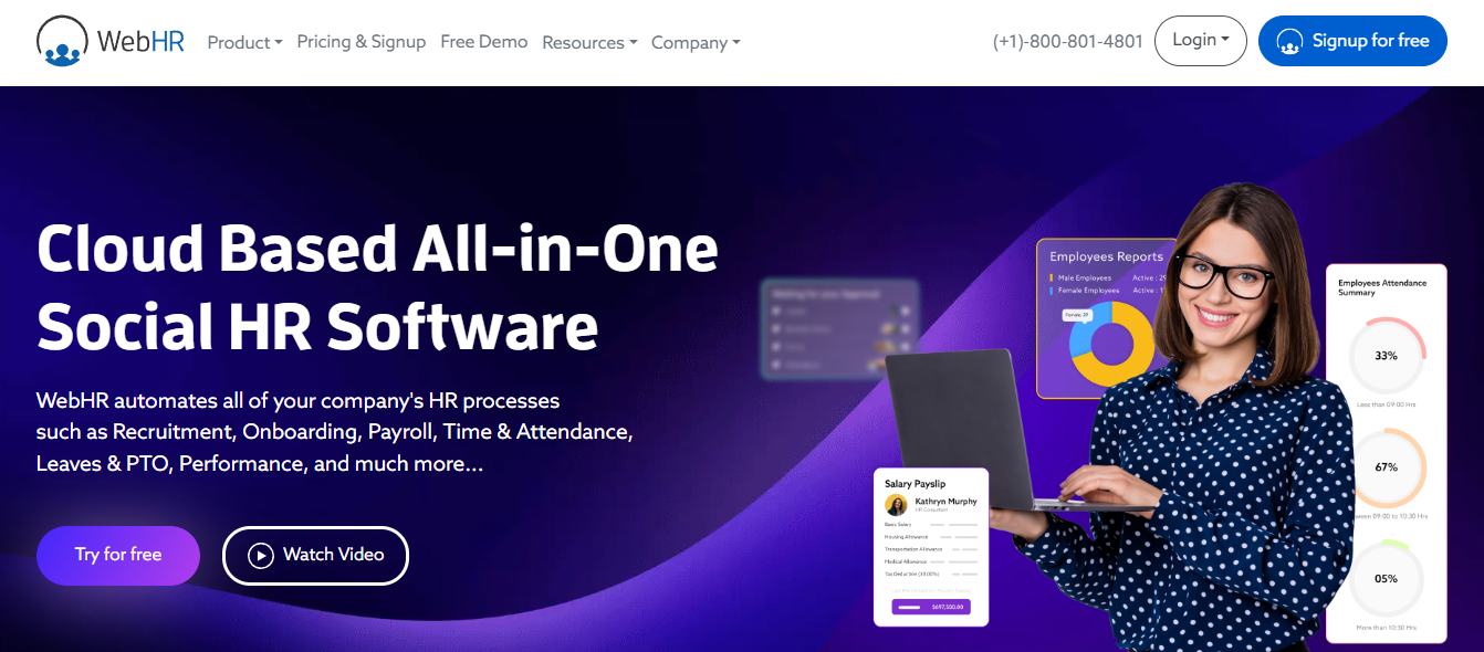 web hr - Best Payroll Software