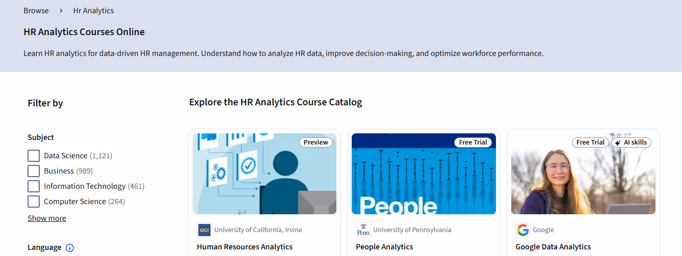 hr analytics - Best HR Certifications In Dubai
