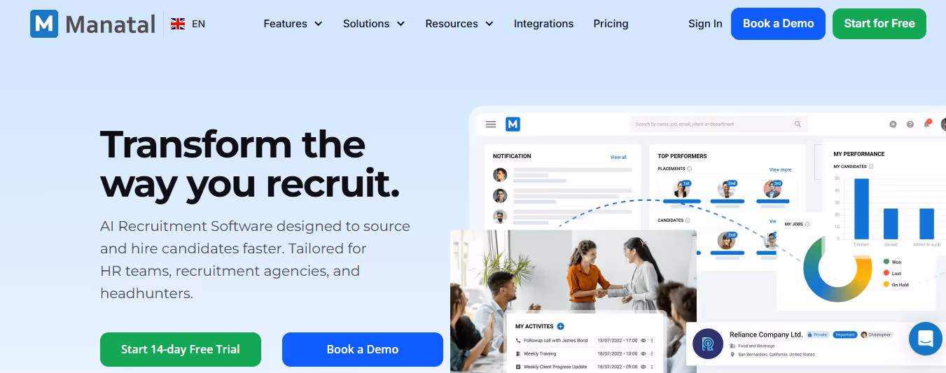 manatal - Remote Hiring Tools