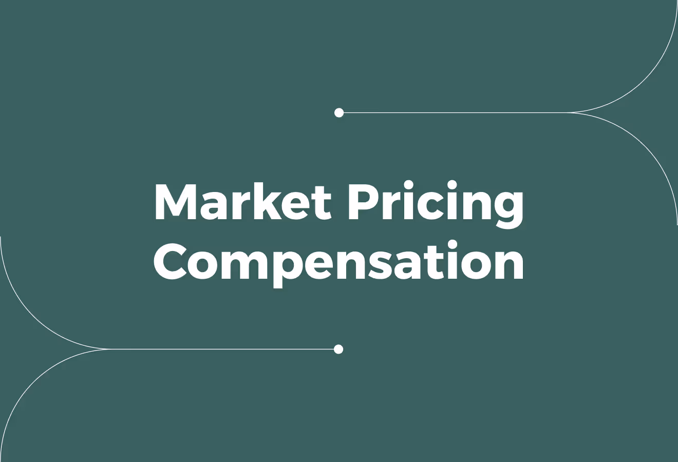 Market Pricing Compensation (Benchmark Pay for Fairness and Competitiveness)