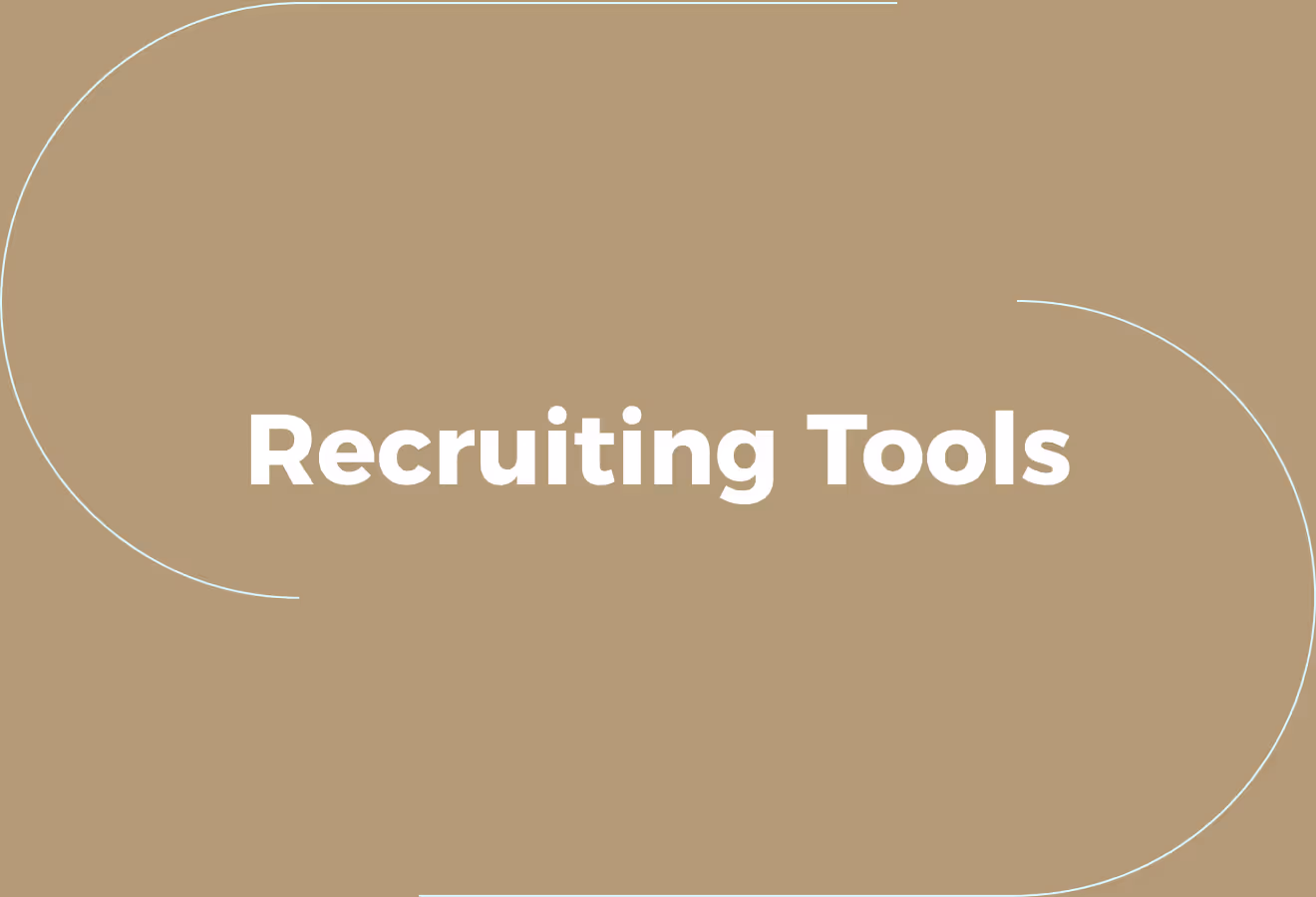 Recruiting Tools Commonly Used