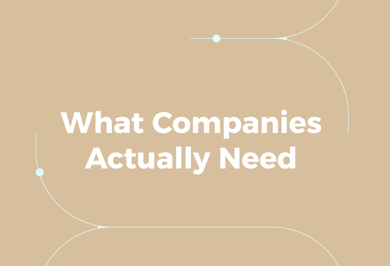 What Companies in the Region Actually Need