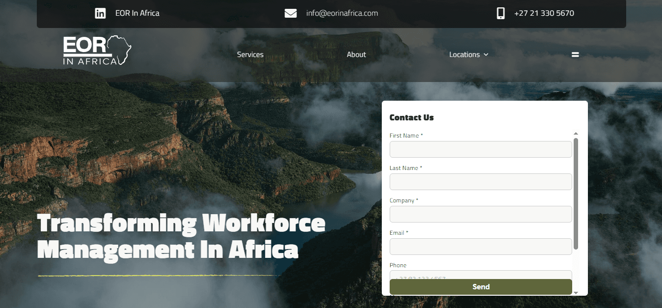 Africa-Focused or Local EOR Providers