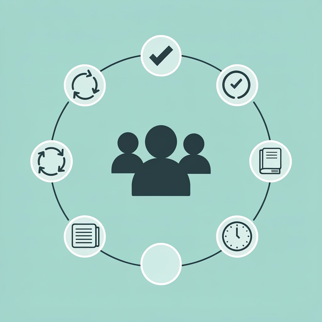 Network diagram showing employer, employee, and role connected to the central work permit verification system