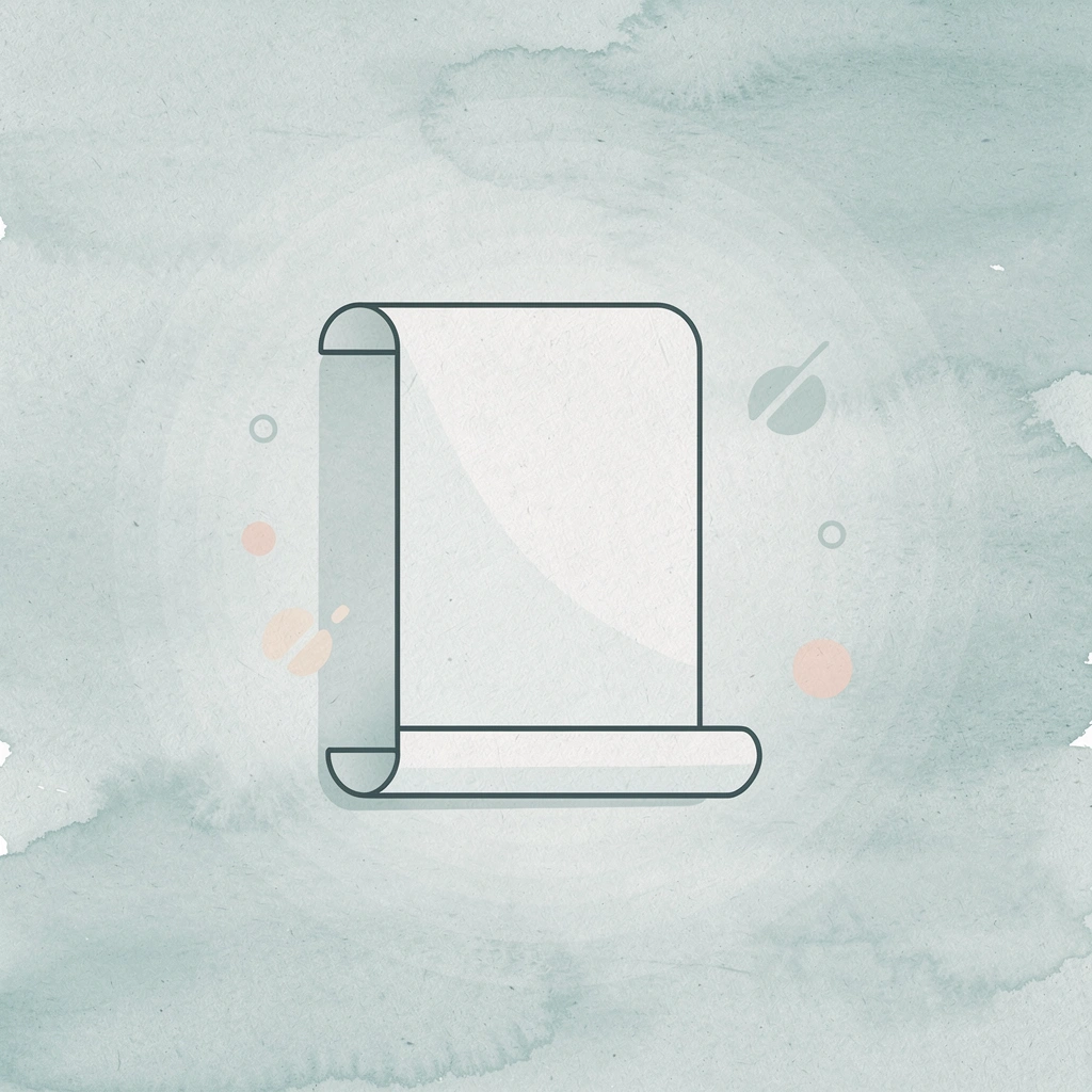 Scroll icon representing Egyptian Labor Law no. 14 for 2025