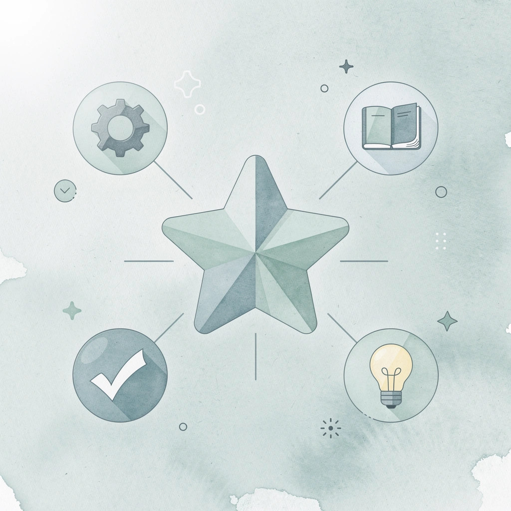 Central probation status icon connected to payroll, benefits, leave, and termination systems