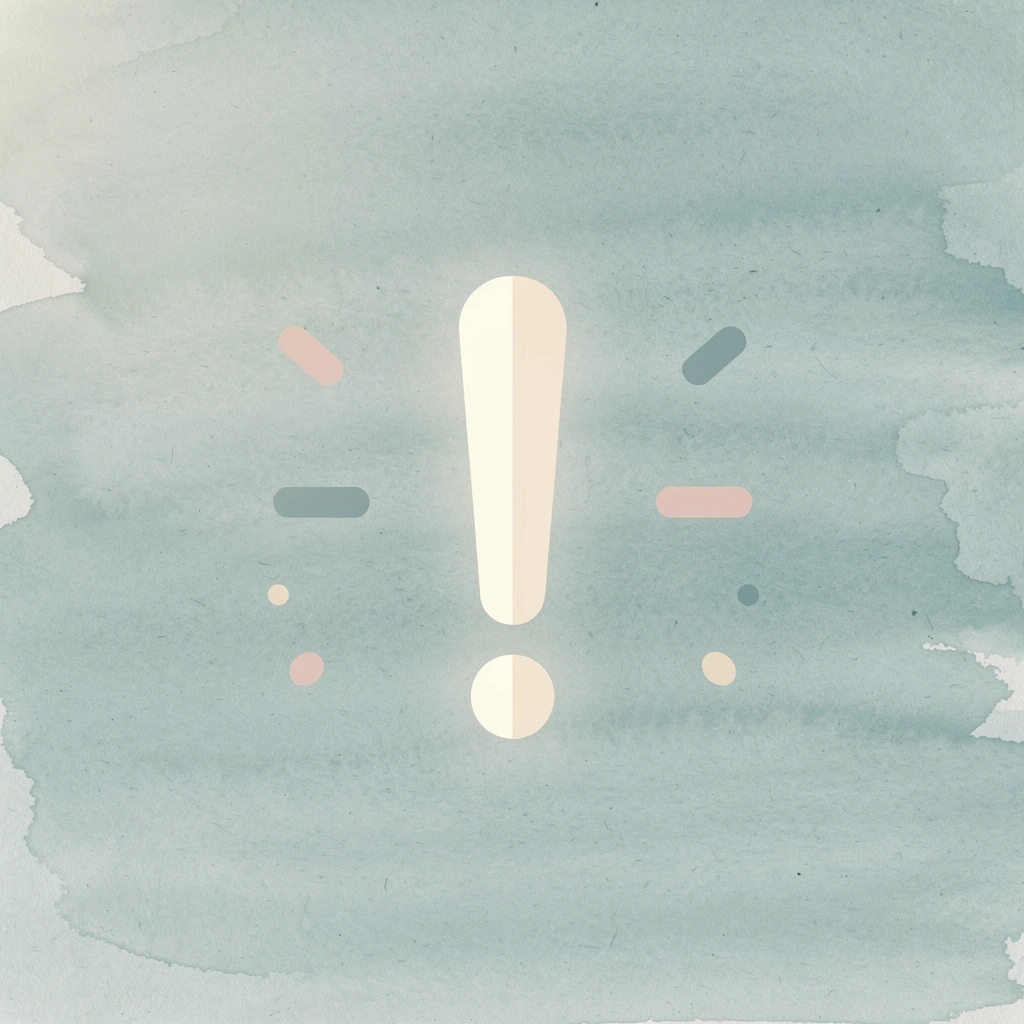 Warning icon highlighting compliance risks