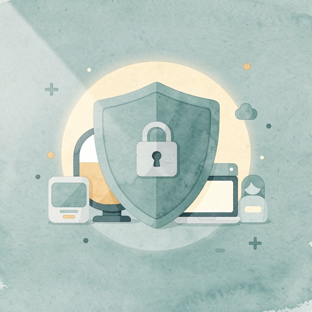 Shield protecting business operations representing compliance management