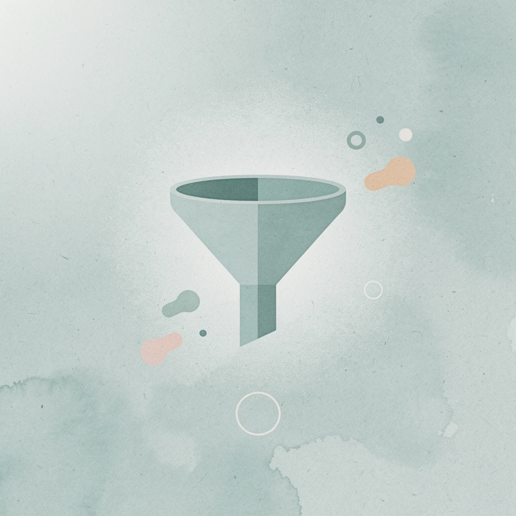 Funnel icon representing the recruitment process