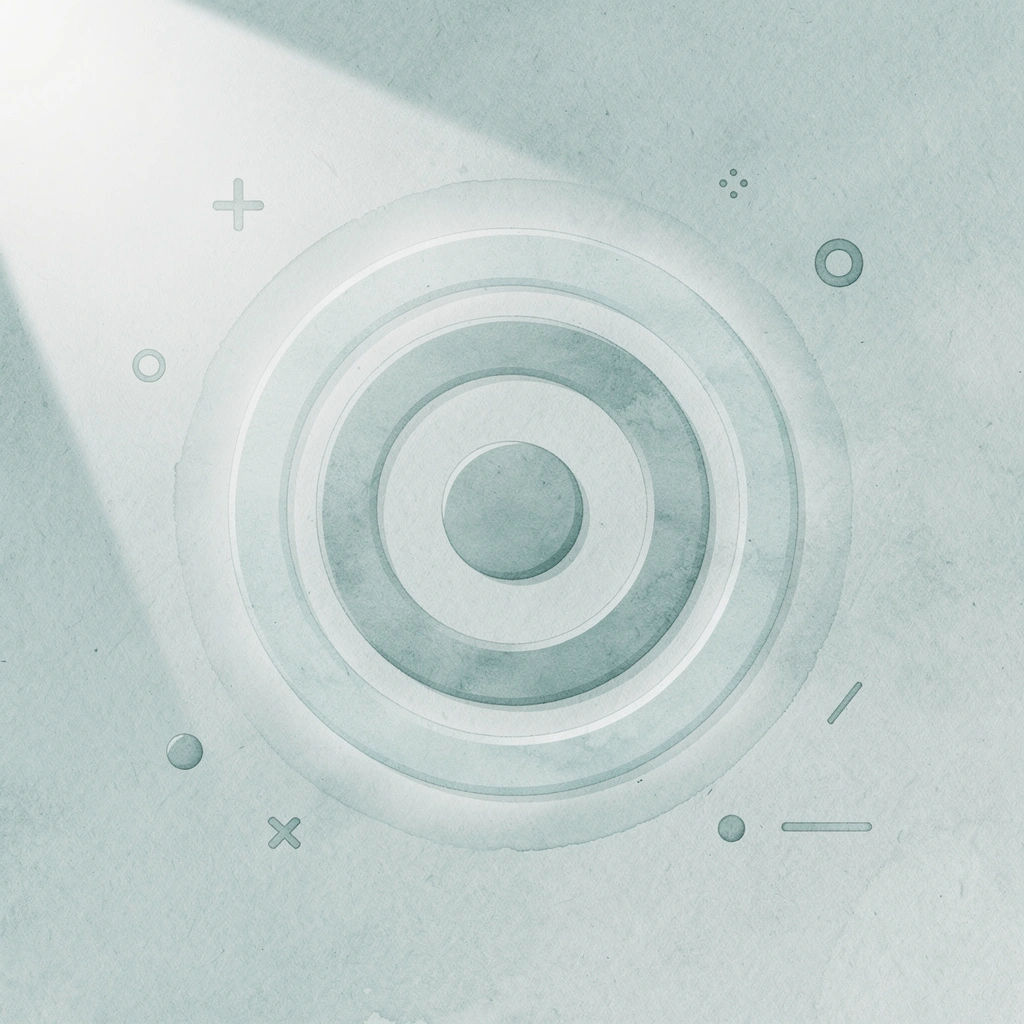 Target icon representing recruitment quality checkpoints