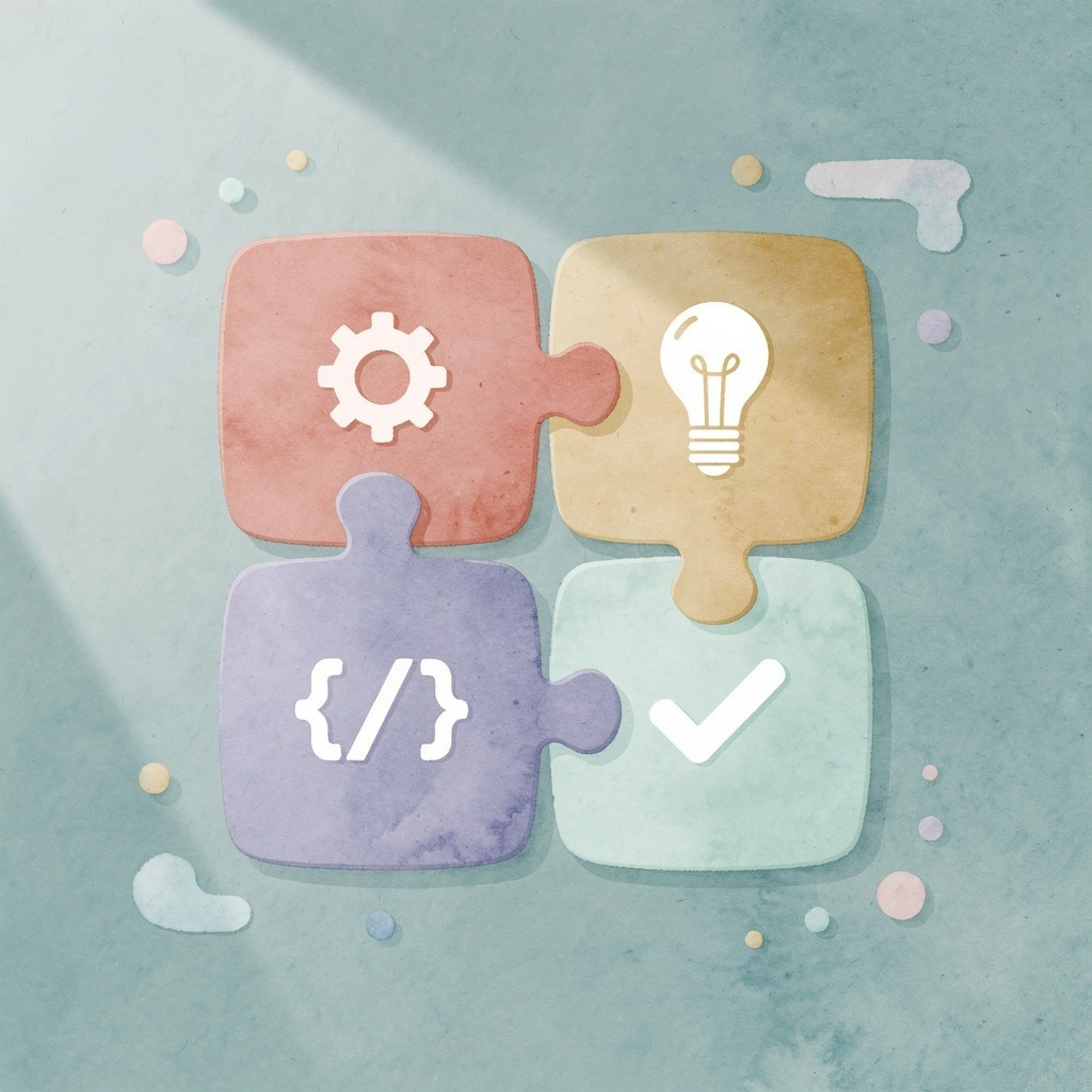 Puzzle pieces fitting together representing HR system integration