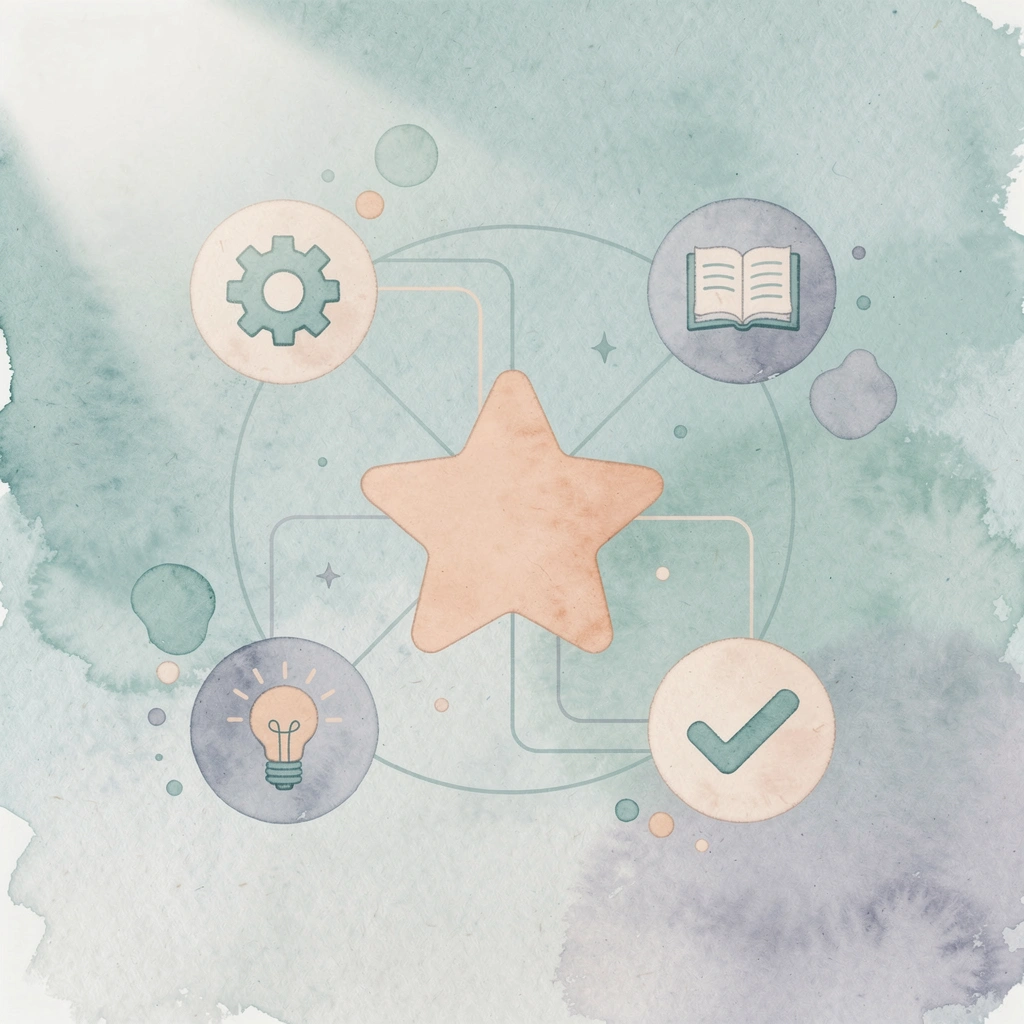 Central screening tool icon connected to various HR system components
