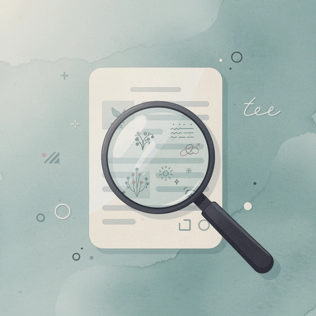 Scene of a magnifying glass examining a recruitment process, representing process auditing