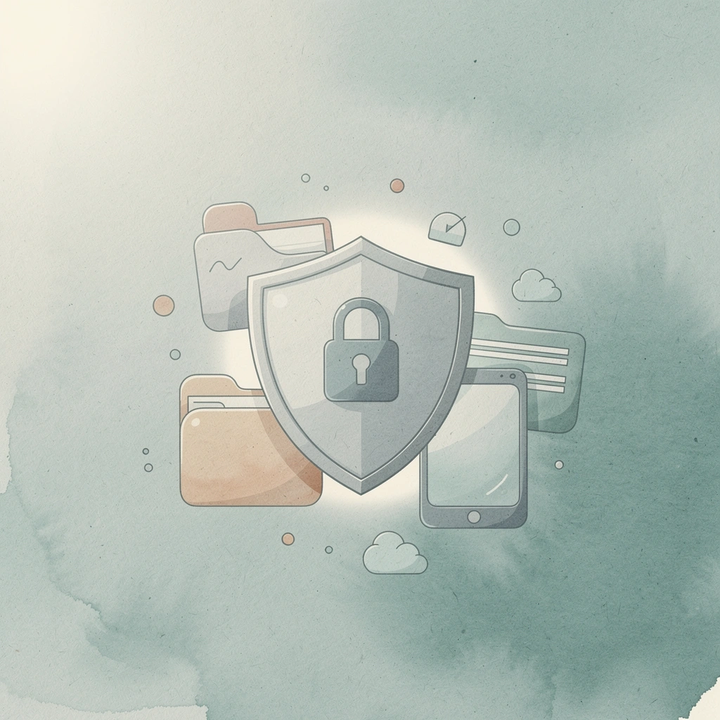 Shield protecting the MENA region representing cross-border compliance