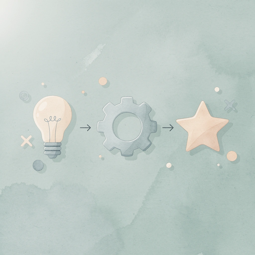 Three icons representing reduced paperwork, consistent decisions, and system integration