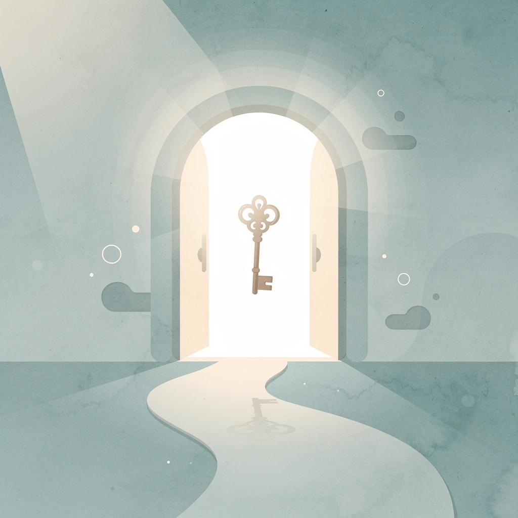 Scene of a gateway opening to represent entering new hiring markets across MENA