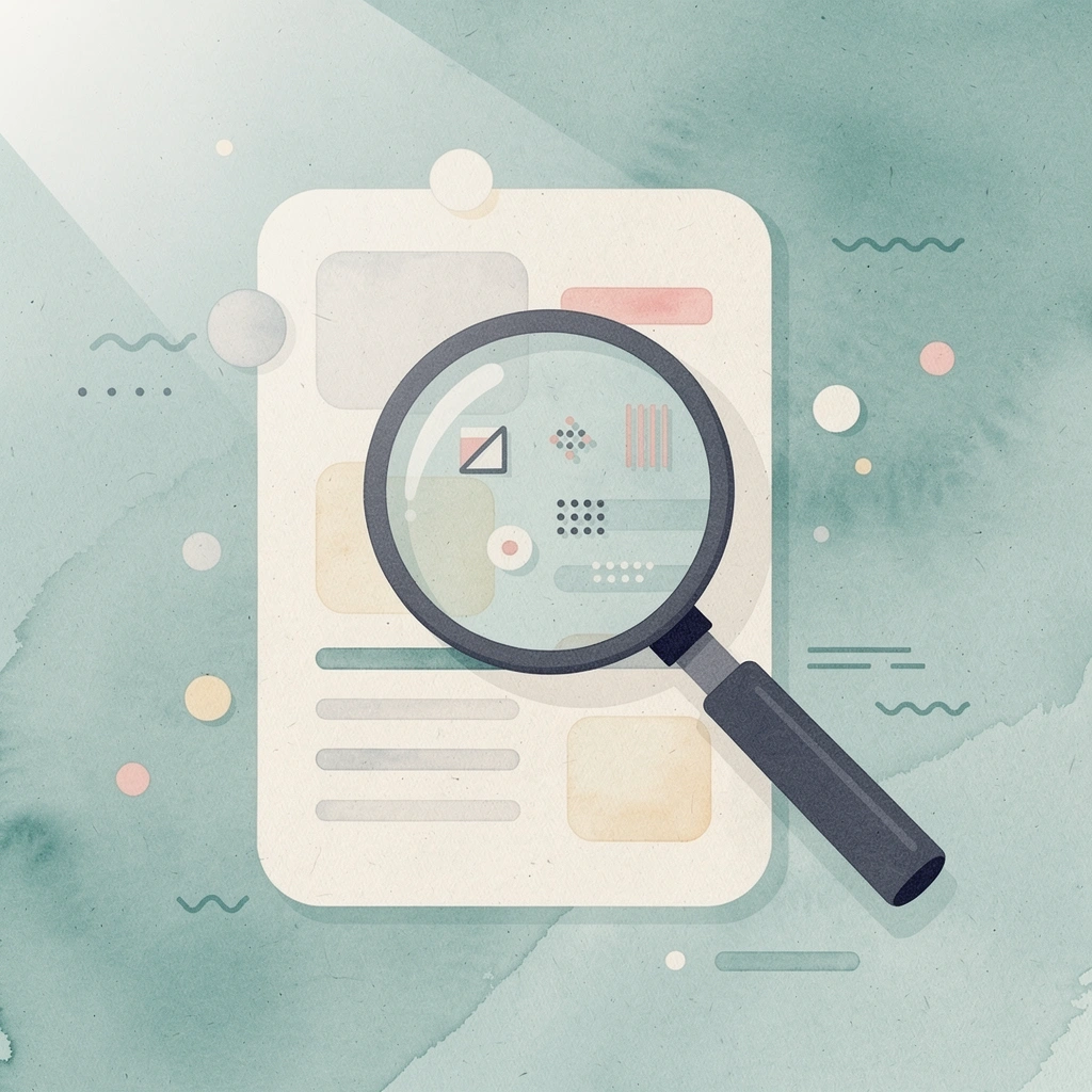 Scene of a magnifying glass examining candidate profiles representing the challenge of identifying top talent