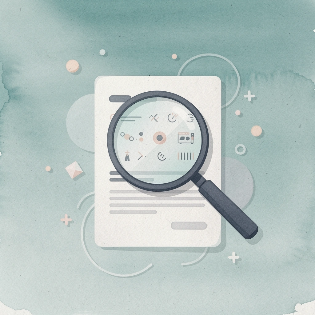 Scene of magnifying glass examining candidate profiles representing talent identification across MENA