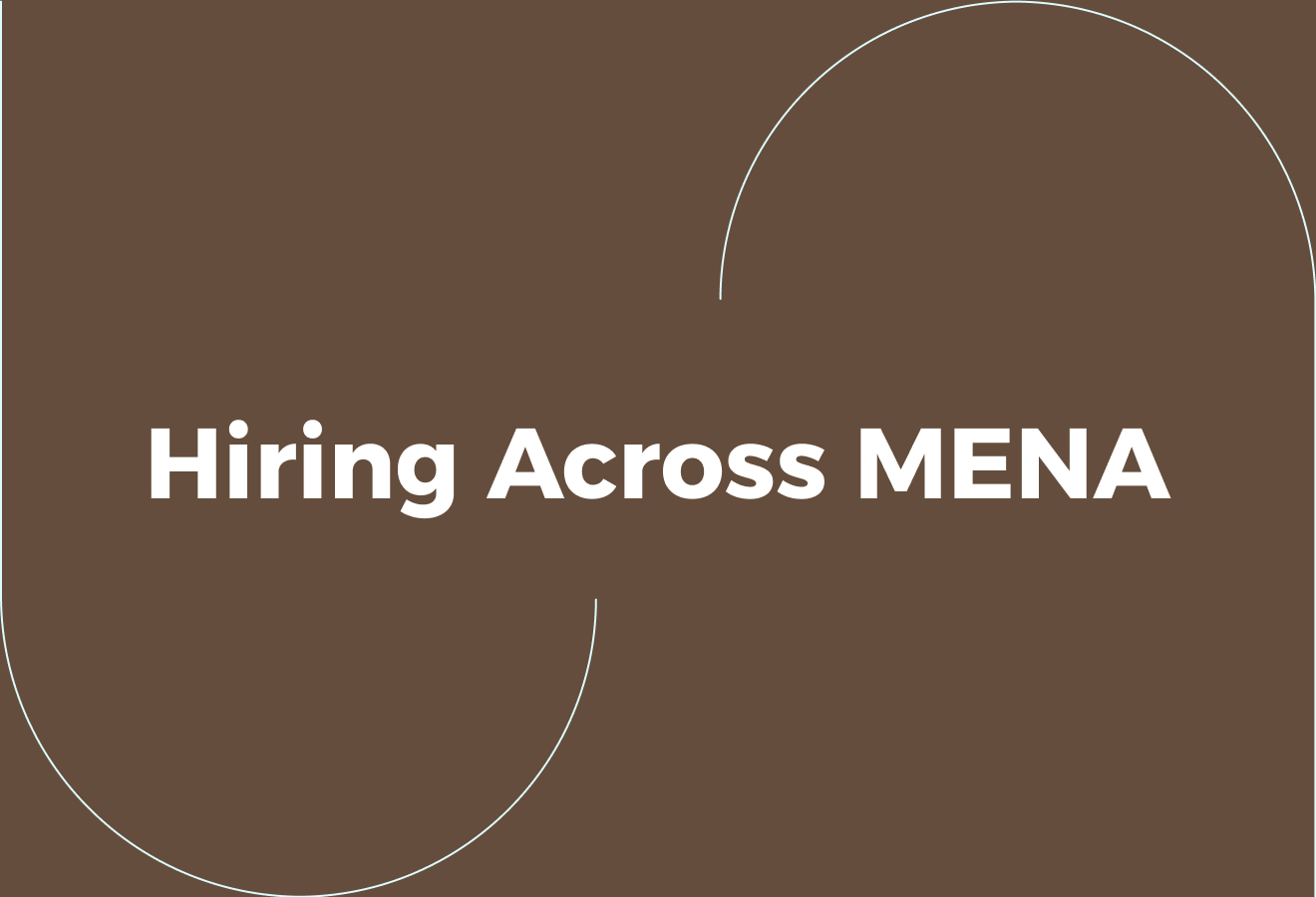 Blind Resume Screening When Hiring Across MENA