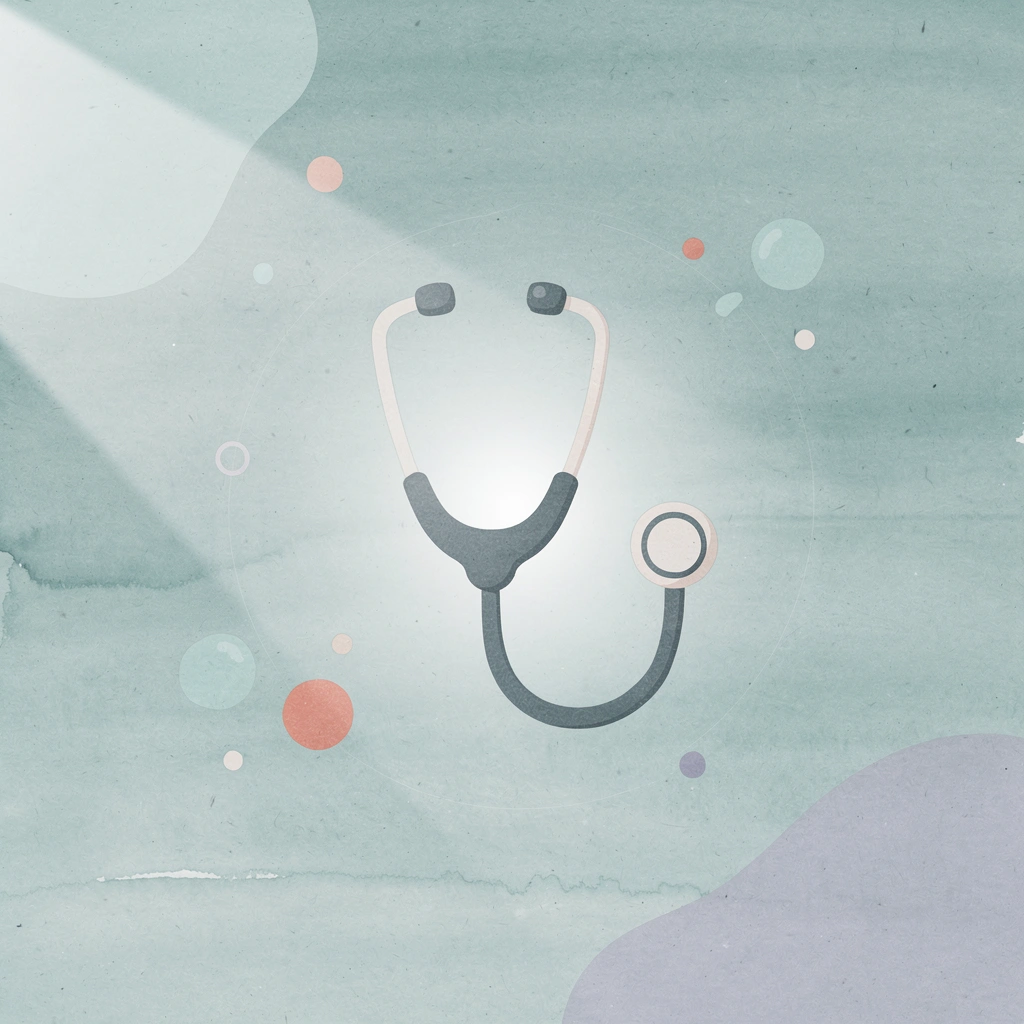 Stethoscope icon representing healthcare candidate screening tools