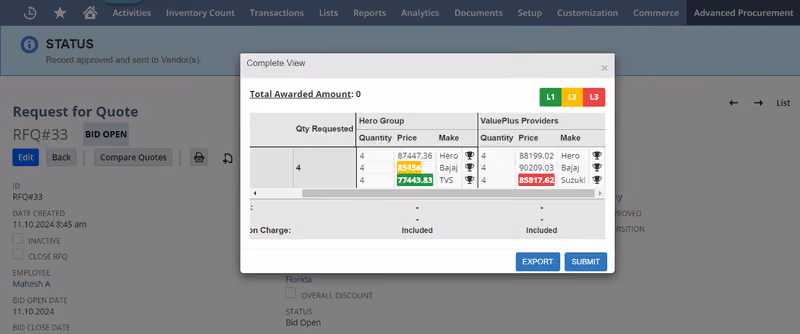 oracle netsuite