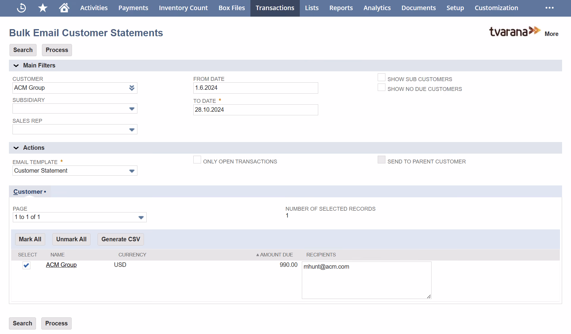 oracle netsuite