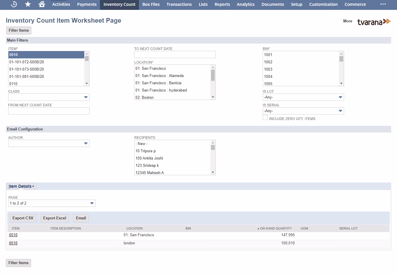 oracle netsuite