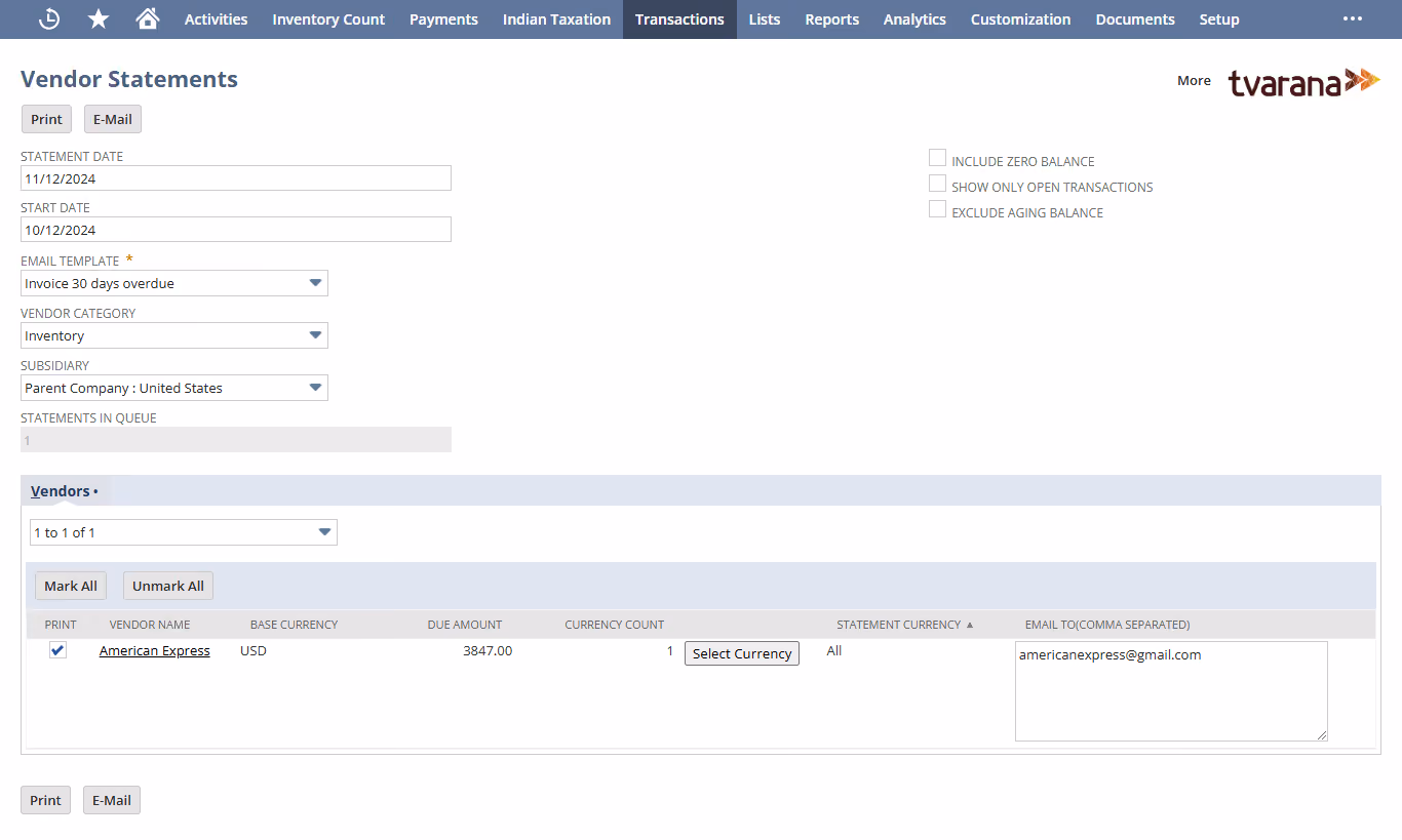 oracle netsuite