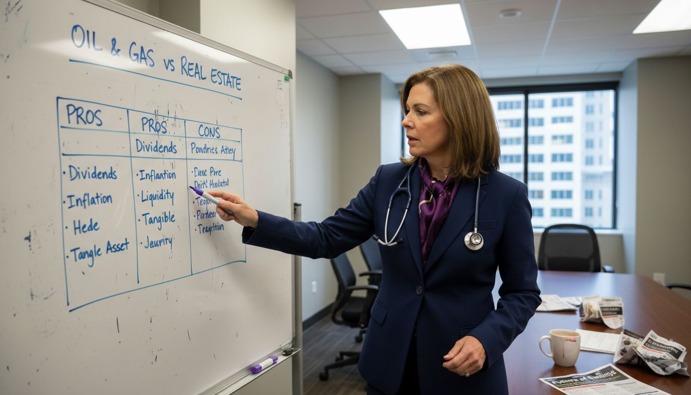 Physician compares oil and real estate tax strategies