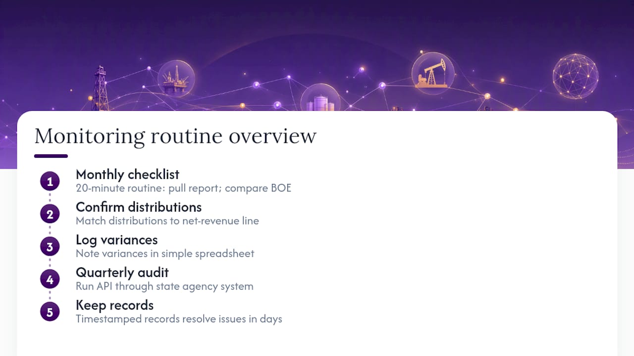 What disciplined monitoring actually looks like — overview diagram