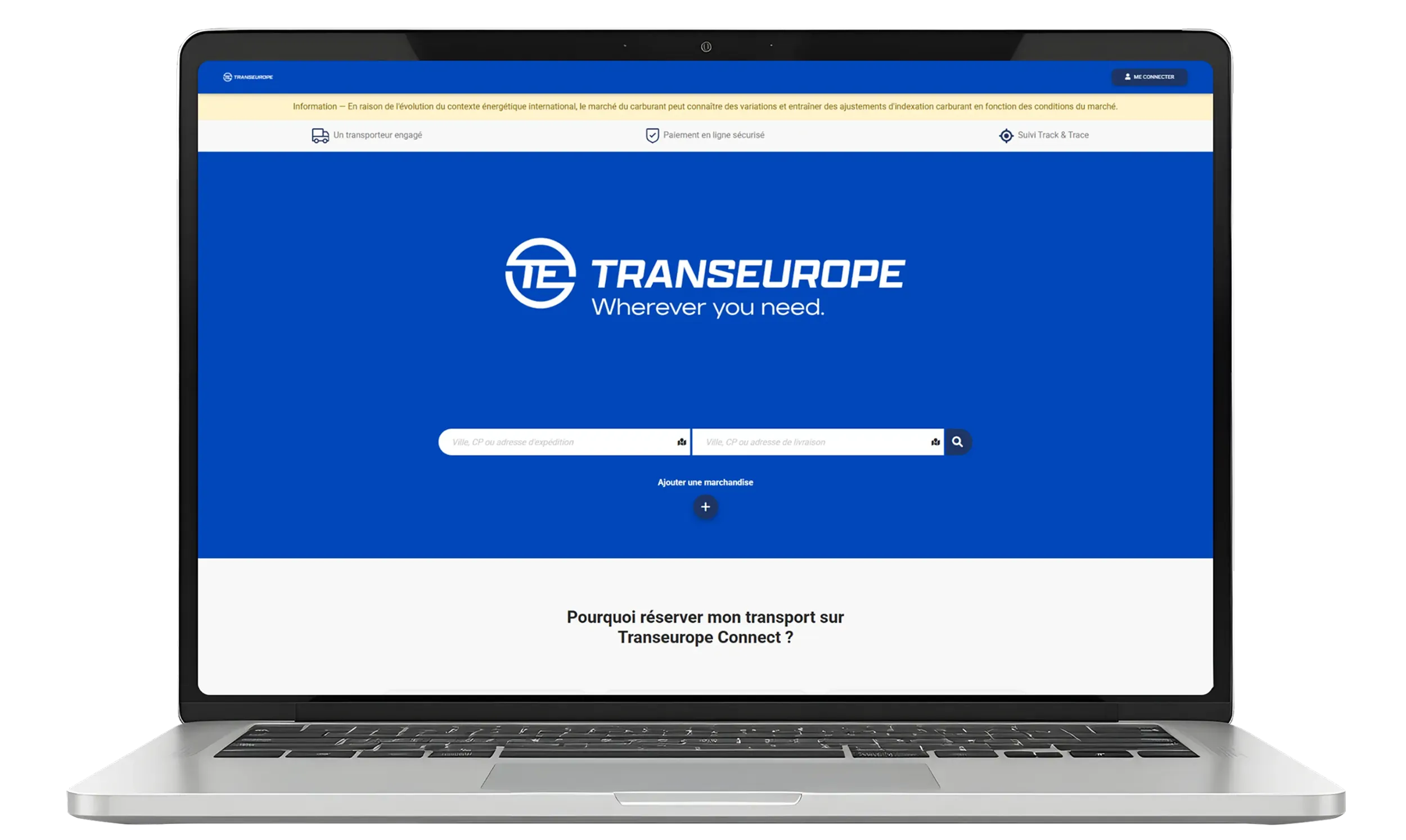 Mockup transeurope connect