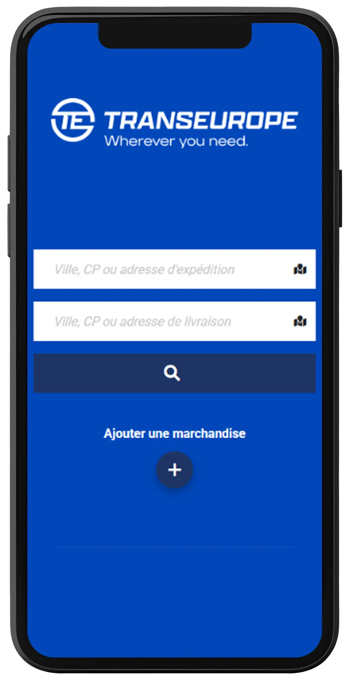 Mockup téléphone transeurope connect