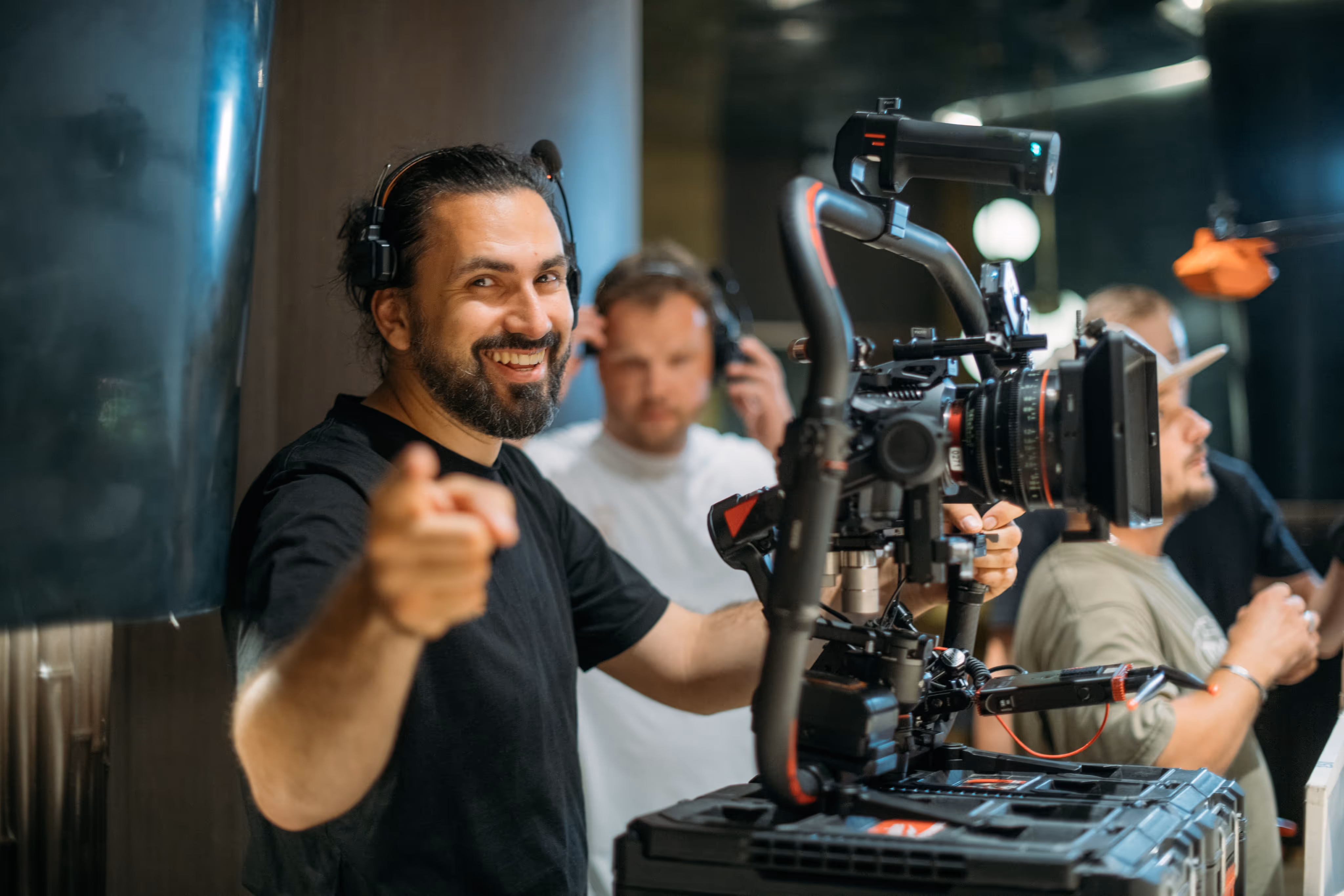 Vidéaste en action