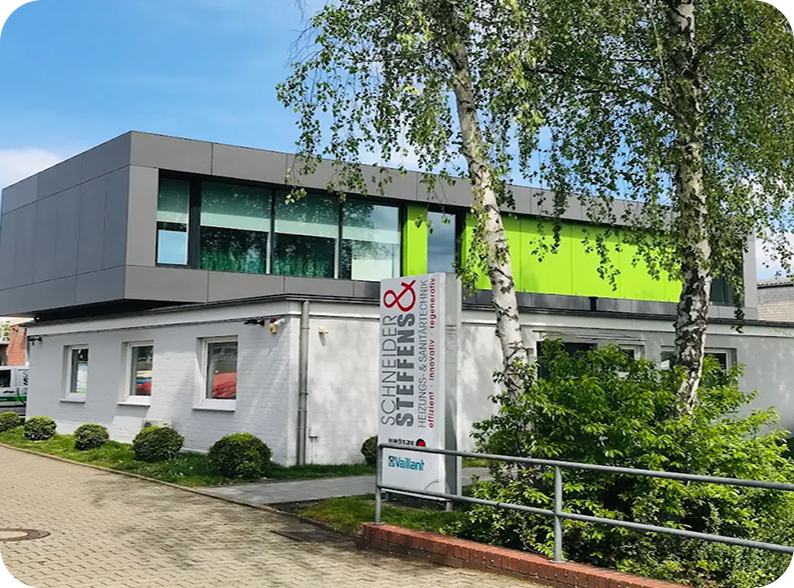 Außenansicht Firmengebäude Schneider und Steffens