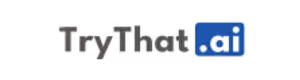 Text logo reading 'TryThat.ai' with '.ai' highlighted in a blue square.