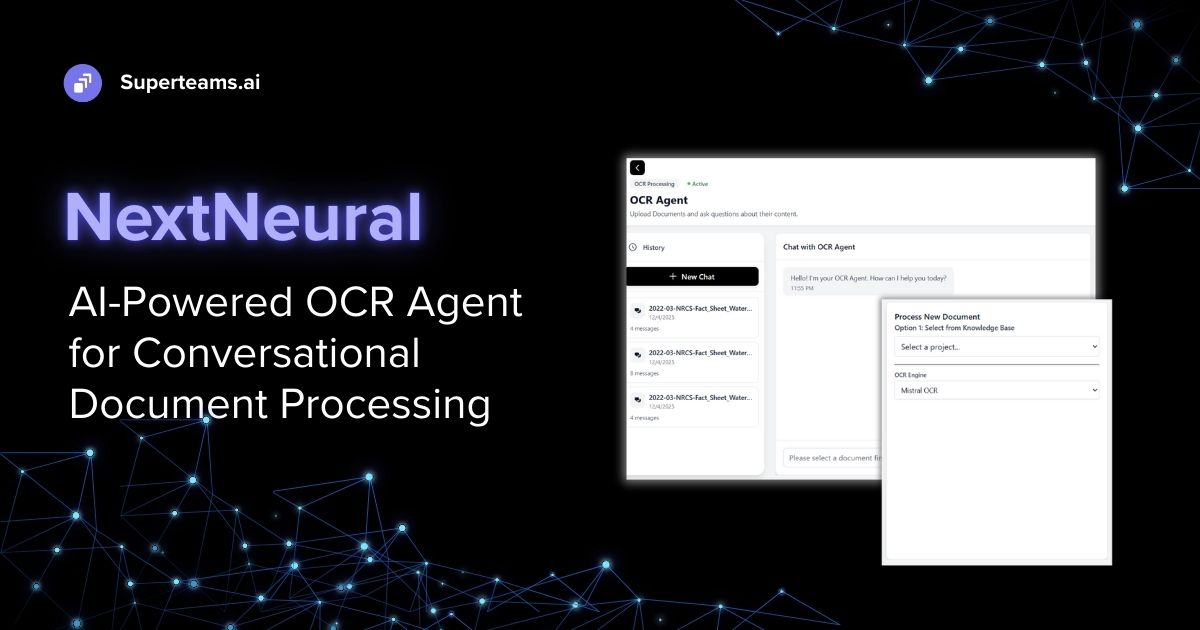 NextNeural’s AI-Powered OCR Agent for Conversational Document Processing