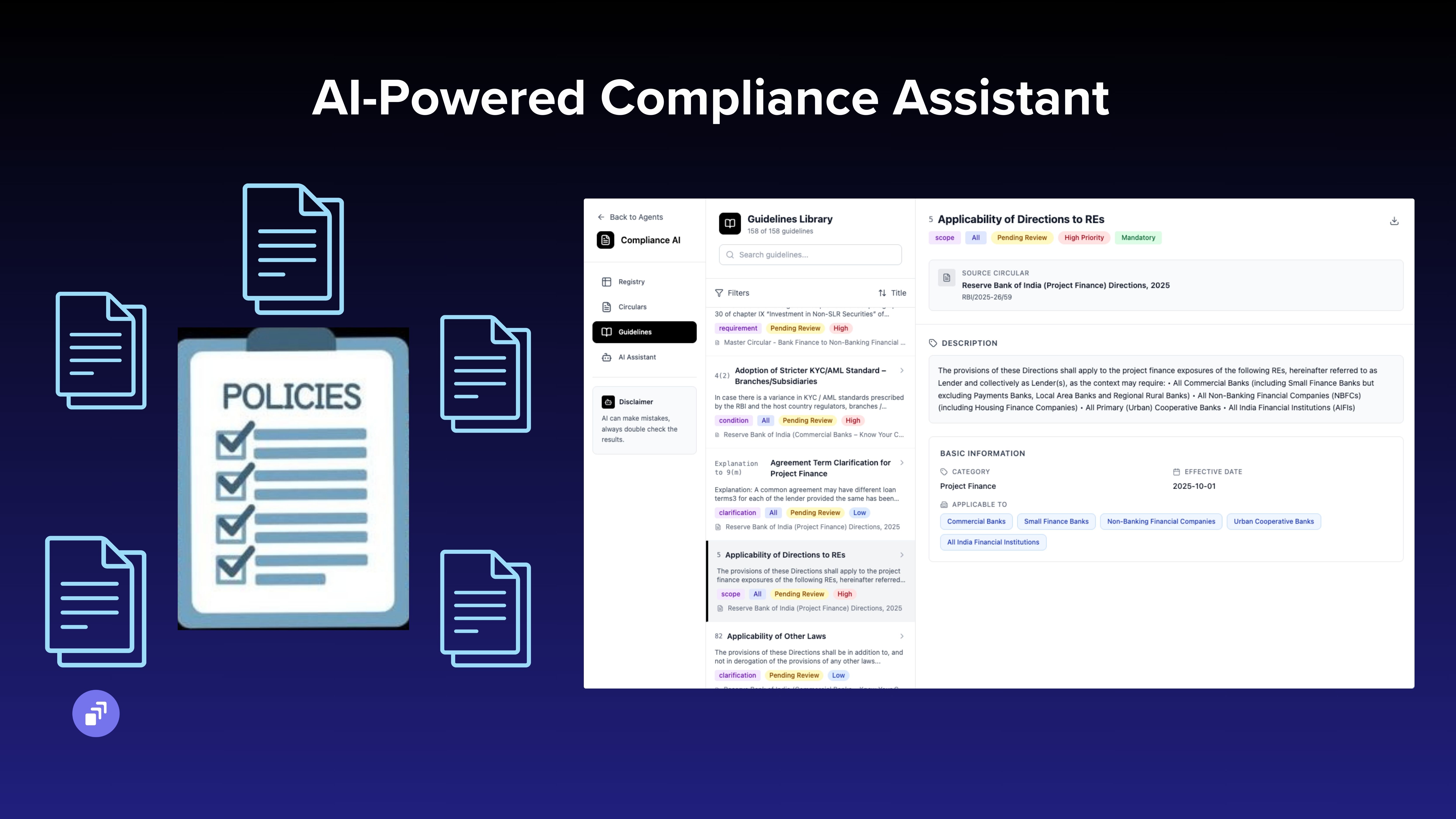 AI-Powered Compliance Assistant for the BFSI Sector