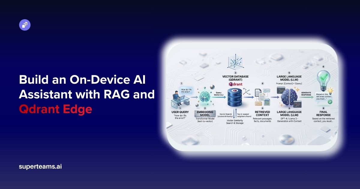 Build an On-Device AI Assistant with RAG and Qdrant Edge 