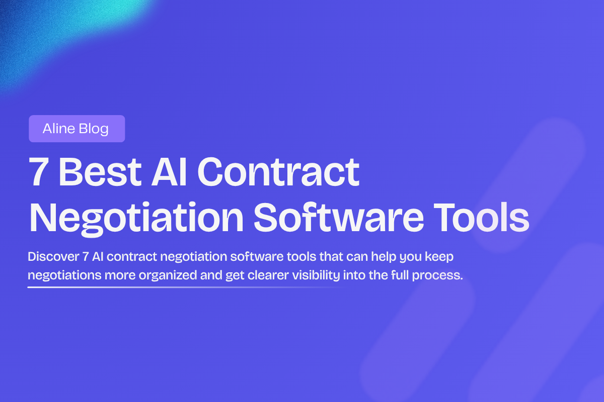 AI Contract Negotiation Software