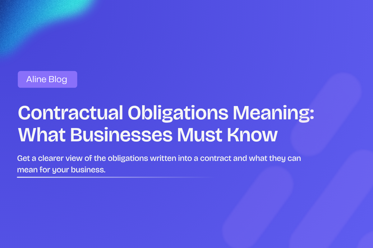Contractual Obligations Meaning
