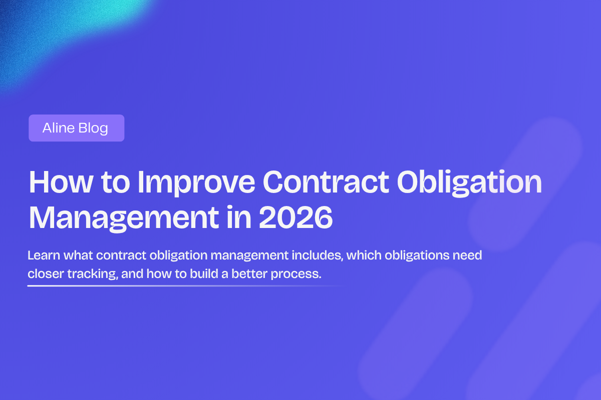 Contract Obligation Management