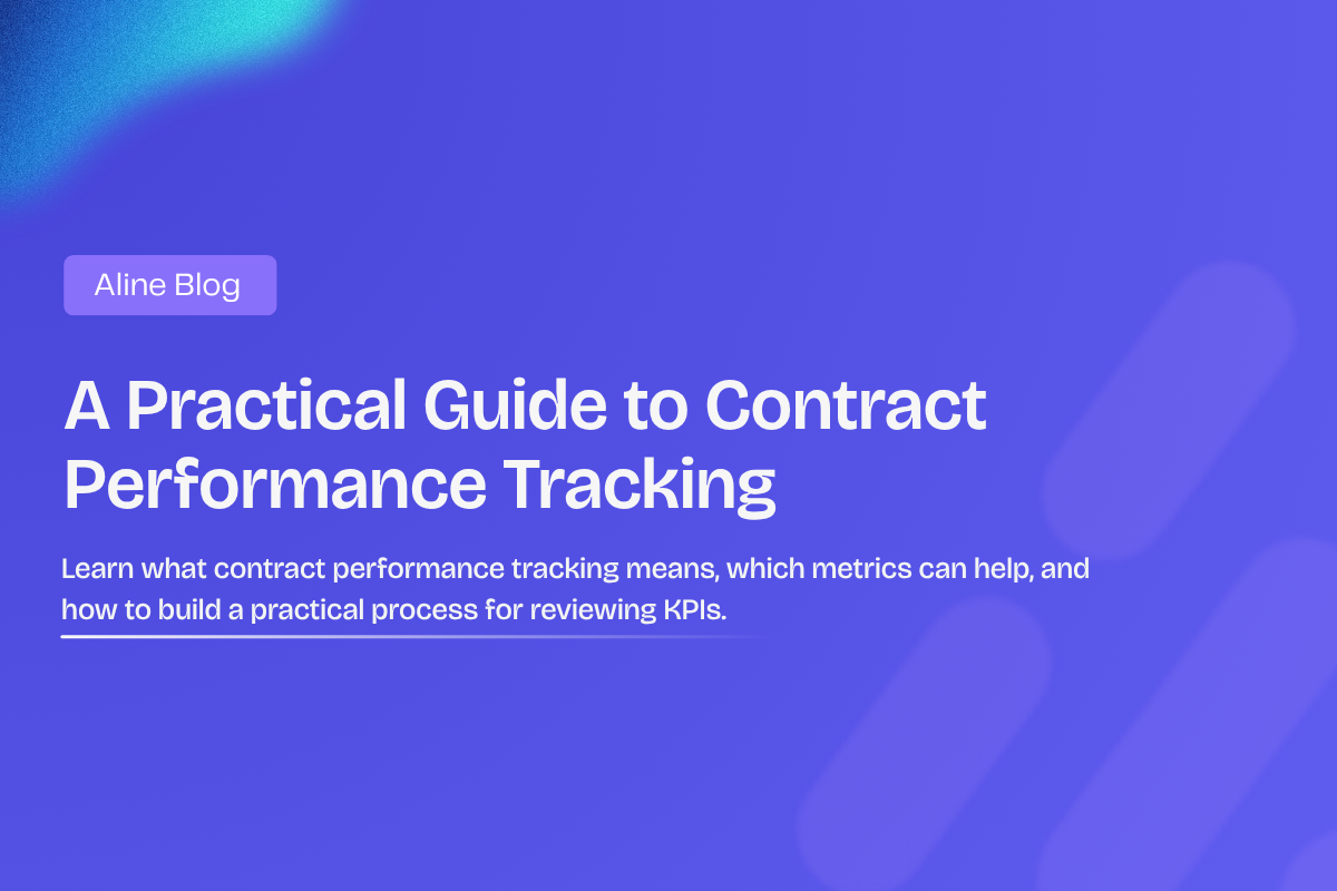 Contract Performance Tracking