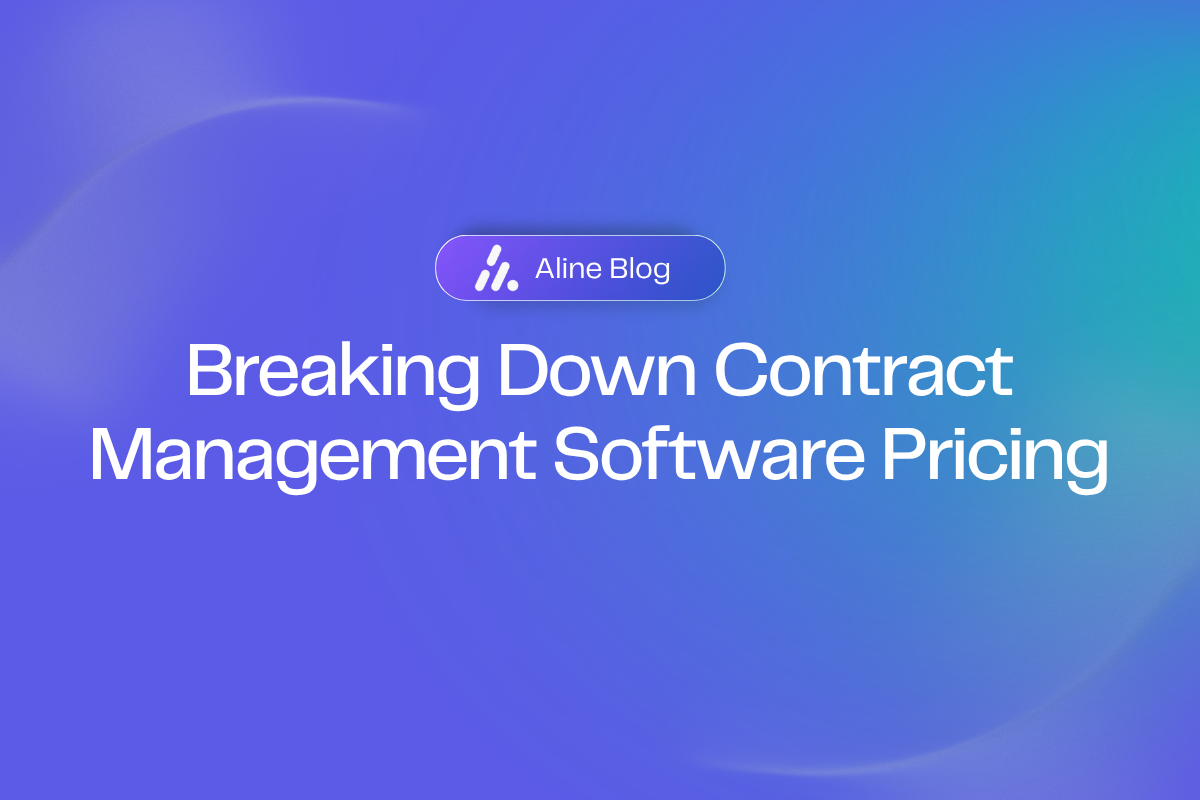 Contract Management Software Pricing