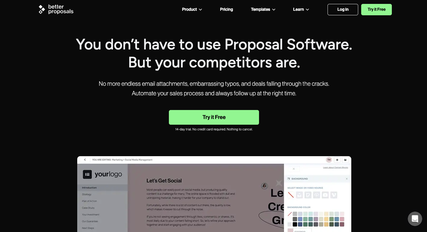 better proposals