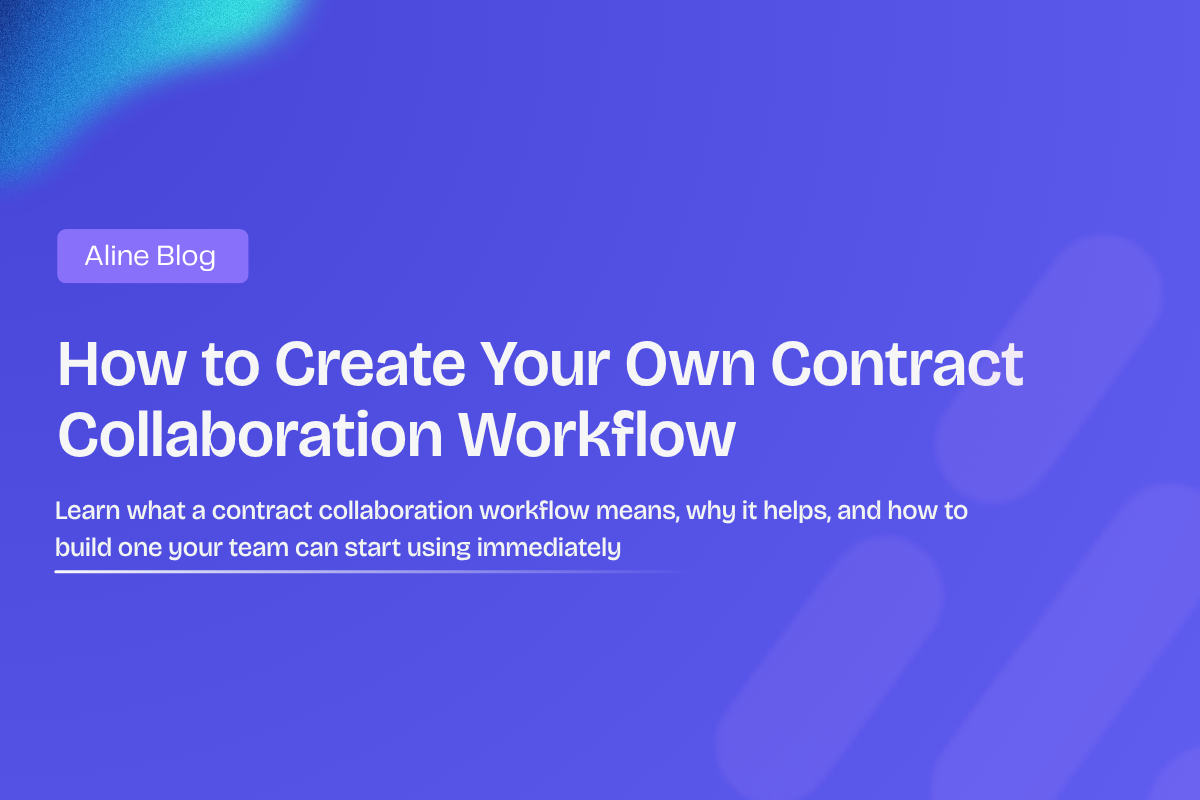 Contract Collaboration Workflow